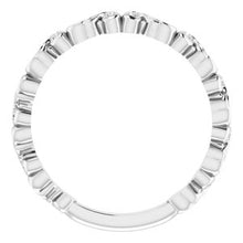 Load image into Gallery viewer, Sterling Silver Sculptural-Inspired Matching Band
