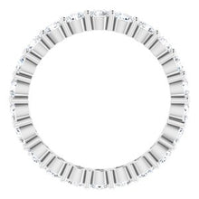 Load image into Gallery viewer, Platinum 2 CTW Diamond Eternity Band Size 8.5
