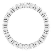 Load image into Gallery viewer, Platinum 2 CTW Diamond Eternity Band Size 6
