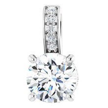 Load image into Gallery viewer, Platinum 1/2 CTW Diamond Pendant

