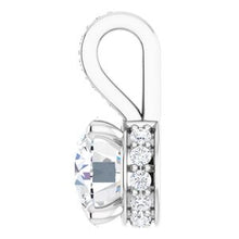 Load image into Gallery viewer, Platinum 1/2 CTW Diamond Pendant
