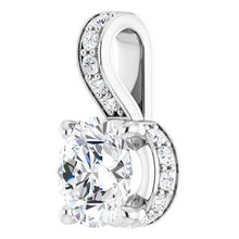 Load image into Gallery viewer, Platinum 1/2 CTW Diamond Pendant
