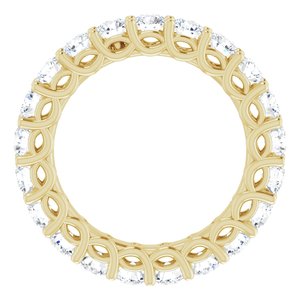 Bracelet d'éternité en diamant 14K jaune 2 1/8 CTW