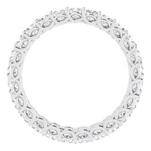 Charger l&#39;image dans la galerie, Bracelet d&#39;éternité en platine 1 3/4 CTW avec diamants
