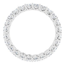 Load image into Gallery viewer, Platinum 1 9/10 CTW Diamond Eternity Band
