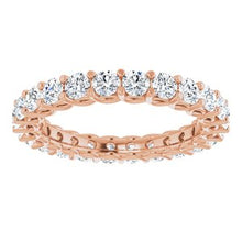 Charger l&#39;image dans la galerie, 14K Rose 1 1/2 CTW Diamond Eternity Band
