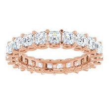 Load image into Gallery viewer, 14K Rose 2 1/3 CTW Diamond Eternity Band
