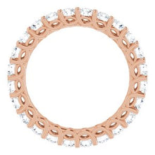 Charger l&#39;image dans la galerie, 14K Rose 1 1/2 CTW Diamond Eternity Band
