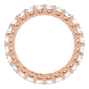 14K Rose 1 1/2 CTW Diamond Eternity Band