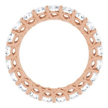 Load image into Gallery viewer, 14K Rose 2 1/8 CTW Diamond Eternity Band
