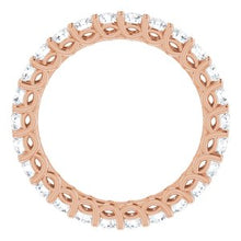 Charger l&#39;image dans la galerie, 14K Rose 1 1/3 CTW Diamond Eternity Band

