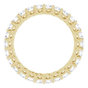 Bracelet d'éternité en diamant 14K jaune 1 1/3 CTW