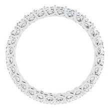 Load image into Gallery viewer, 14K White 1 1/3 CTW Diamond Eternity Band
