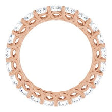 Load image into Gallery viewer, 14K Rose 2 1/8 CTW Diamond Eternity Band
