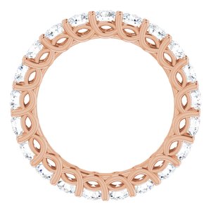 14K Rose 2 1/8 CTW Diamond Eternity Band