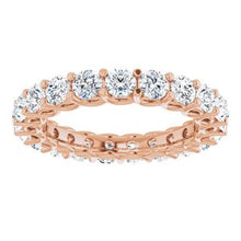 Load image into Gallery viewer, 14K Rose 2 1/8 CTW Diamond Eternity Band
