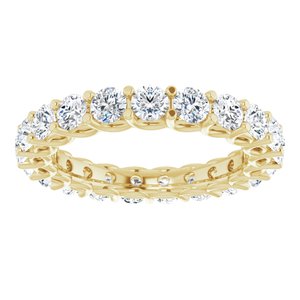 Bracelet d'éternité en diamant 14K jaune 2 1/8 CTW