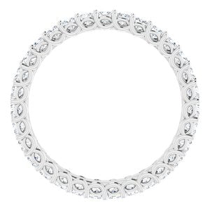 Platine 1 CTW Diamond Eternity Band