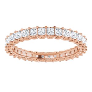 14K Rose 1 CTW Diamond Eternity Band