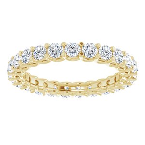 Bracelet d'éternité en diamant 14K jaune 1 1/2 CTW