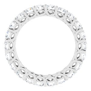 Bracelet d'éternité en diamant blanc 14K 2 1/5 CTW
