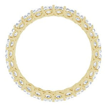 Charger l&#39;image dans la galerie, Bracelet d&#39;éternité en diamant 14K jaune 1 3/4 CTW
