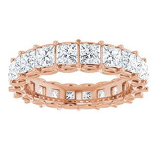 Load image into Gallery viewer, 14K Rose 3 1/5 CTW Diamond Eternity Band
