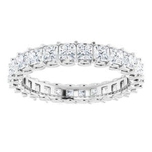 Load image into Gallery viewer, Platinum 1 3/4 CTW Diamond Eternity Band
