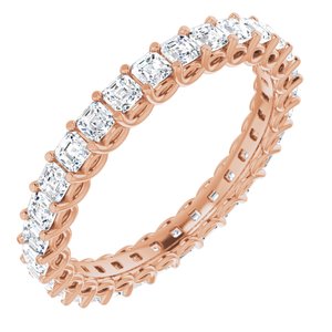 14K Rose 1 1/2 CTW Diamond Eternity Band