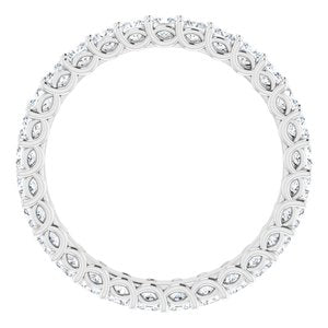 Platinum 1 CTW Diamond Eternity Band