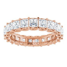 Load image into Gallery viewer, 14K Rose 3 1/3 CTW Diamond Eternity Band

