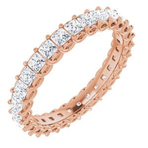 14K Rose 1 1/2 CTW Diamond Eternity Band