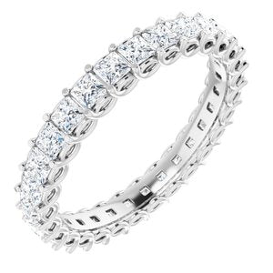 Platinum 1 CTW Diamond Eternity Band
