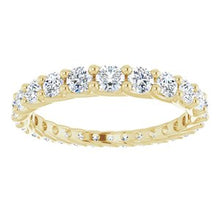 Load image into Gallery viewer, 14K Yellow 1 1/3 CTW Diamond Graduated Eternity Band Size 7
