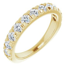 Load image into Gallery viewer, 14K Yellow 1 CTW Diamond French-Set Anniversary Band
