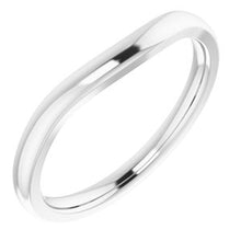 Charger l&#39;image dans la galerie, Sterling Silver Matching Band for 11 mm Cushion Ring

