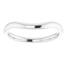 Charger l'image dans la galerie, Sterling Silver Matching Band for 12x10 mm Emerald Ring
