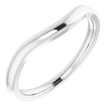 Charger l'image dans la galerie, Sterling Silver Matching Band for 12x10 mm Emerald Ring
