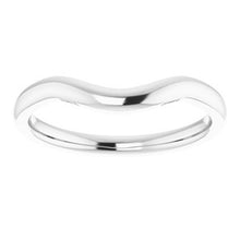 Load image into Gallery viewer, Sterling Silver Matching Band for 9x6 mm Pear Ring
