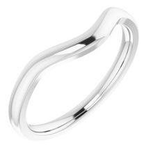 Charger l'image dans la galerie, Sterling Silver Matching Band for 10x7 mm Pear Ring
