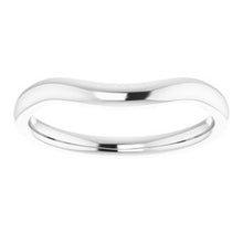 Charger l'image dans la galerie, Sterling Silver Matching Band for 11x9 mm Emerald Ring
