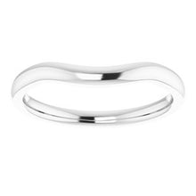 Charger l'image dans la galerie, Sterling Silver Matching Band for 10x8 mm Emerald Ring
