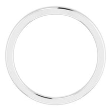 Load image into Gallery viewer, Sterling Silver Matching Band for 7 mm Cushion Ring
