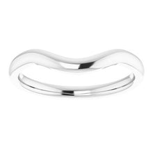 Charger l'image dans la galerie, Sterling Silver Matching Band for 10x7 mm Pear Ring
