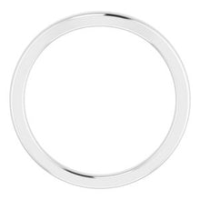 Load image into Gallery viewer, Sterling Silver Matching Band for 12x10 mm Oval Ring
