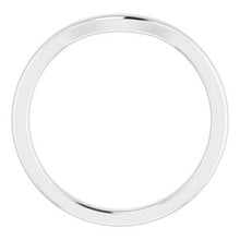 Load image into Gallery viewer, Sterling Silver Matching Band for 7x5 mm Pear Ring
