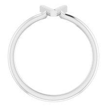 Load image into Gallery viewer, Sterling Silver Initial V Ring
