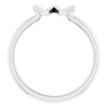 Load image into Gallery viewer, Sterling Silver Initial W Ring

