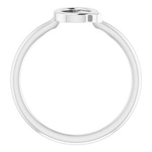 Charger l'image dans la galerie, Sterling Silver Initial Q Ring
