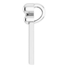 Load image into Gallery viewer, Sterling Silver 16.1x11.8 mm Geometric Pendant
